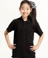 child排汗短polo★原色  (帥氣黑)