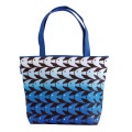 錯視魚鳥藍 | 托特包 
