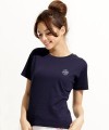 Girl超級排汗衣★logo素面T-短  (深海藍) 