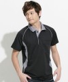 MAN透氣衣★造型POLO (百搭黑)